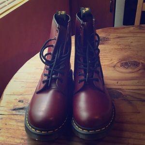 Cherry red Dr Martens size 9 women's NWOT
